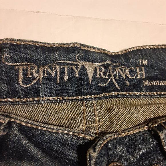 Trinity Ranch Women's Embellished Studded Jeans Size 5 - Picture 6 of 11